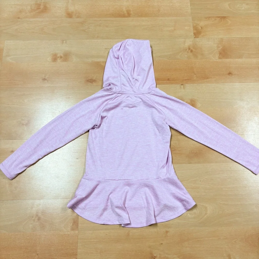 NWT Adidas Pink/Purple & Black 2-Piece Melange Hooded Top & Leggings Size 4